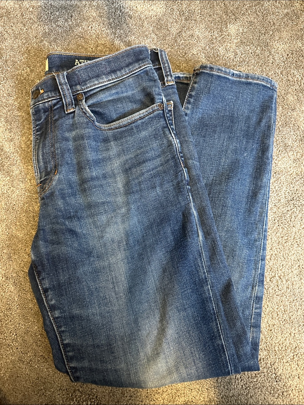 Madewell Athletic Slim Dark Blue Men’s Jeans